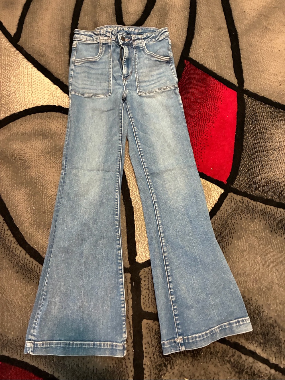 American Eagle Outfitters Light Blue Flare Jeans